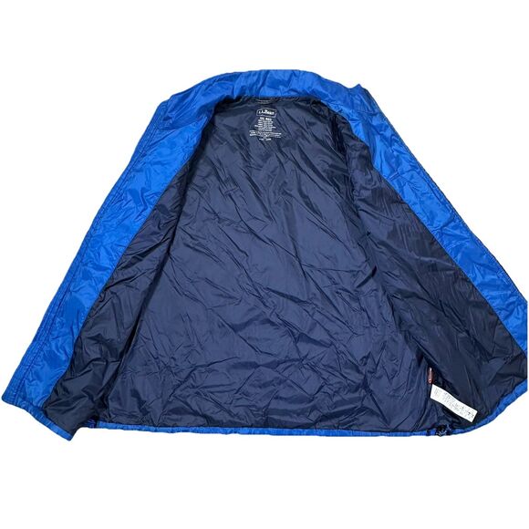 LL Bean PrimaLoft Packaway Vest Mens XXL Blue Packable Lightweight 288305 - Picture 9 of 10